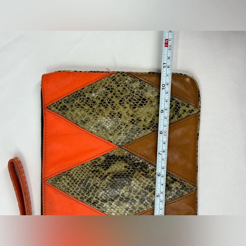 COPY - #465 Juicy Couture Harlequinn Vintage Multi Leather XL Clutch